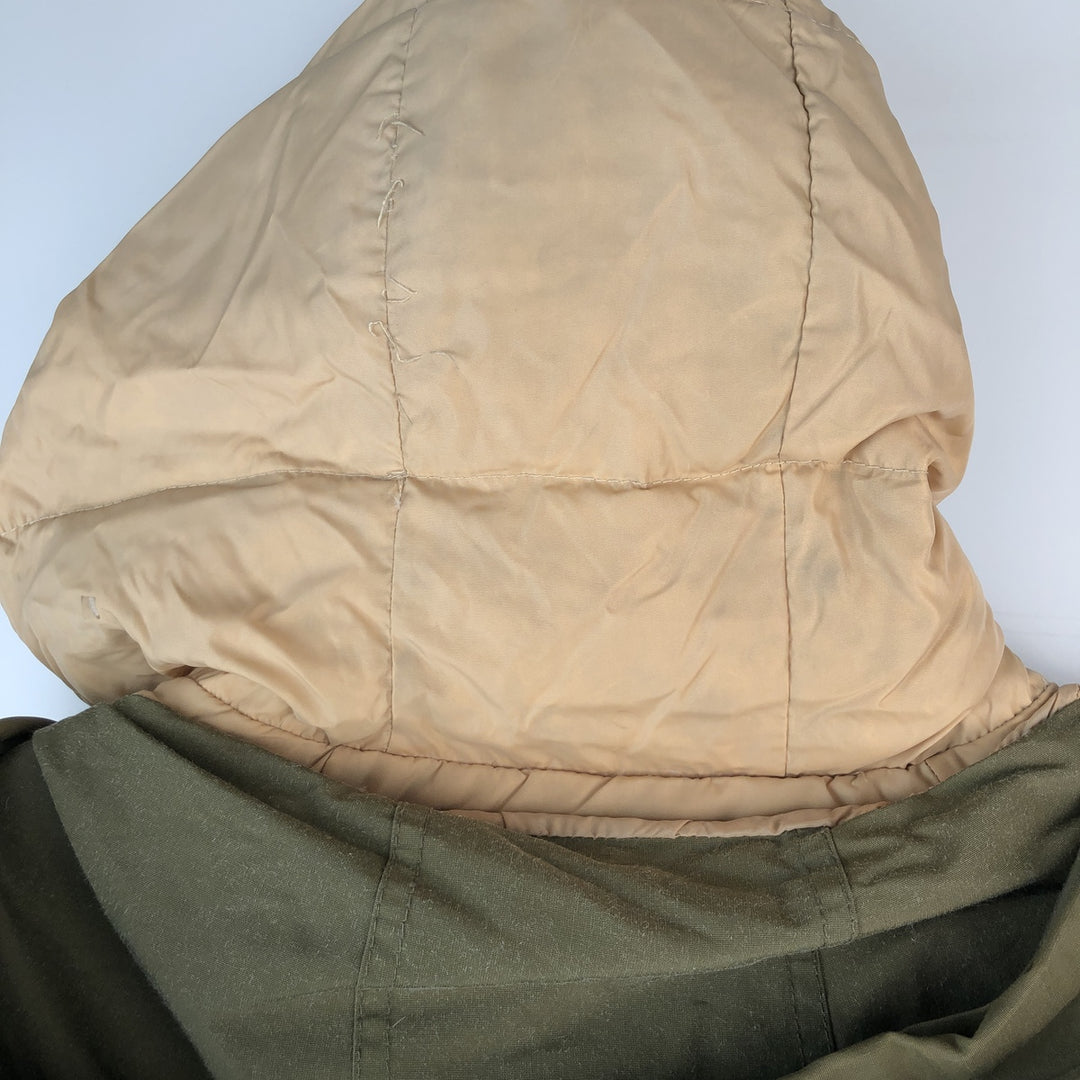 Vintage 1980'S Sears down parka, size M, women's unclear Khaki type Vintage Second Hand