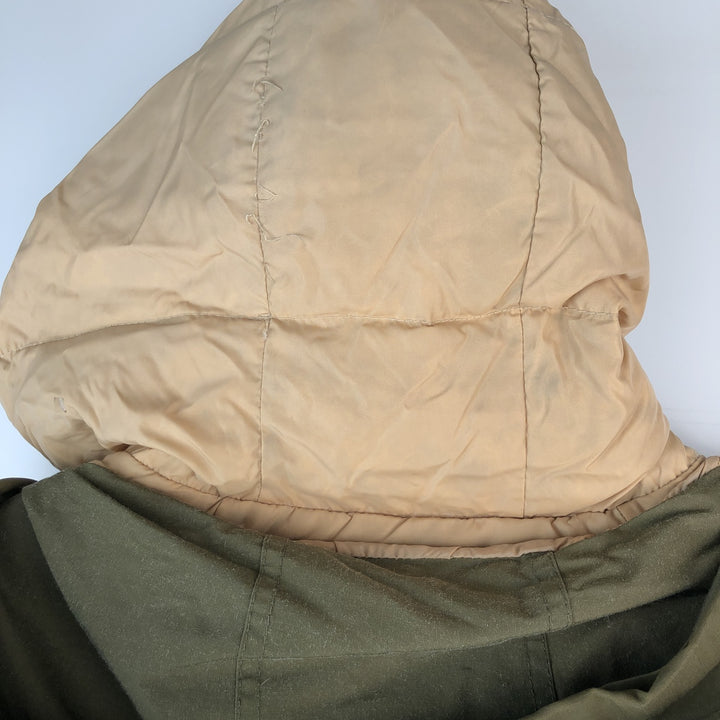 Vintage 1980'S Sears down parka, size M, women's unclear Khaki type Vintage Second Hand