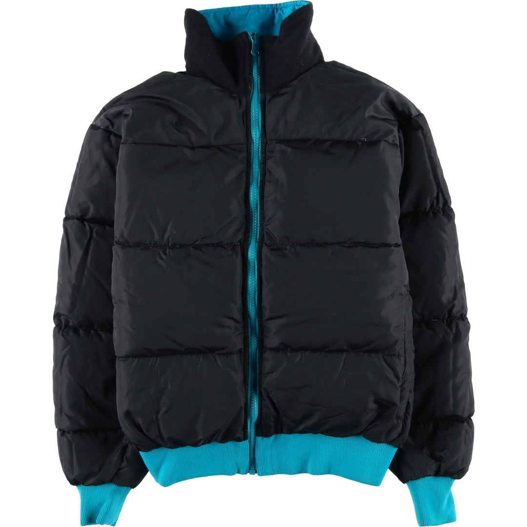 90'S Vintage Columbia Reversible Down Jacket with White Tag, Women's Size Medium Nylon blue type Vintage Second Hand