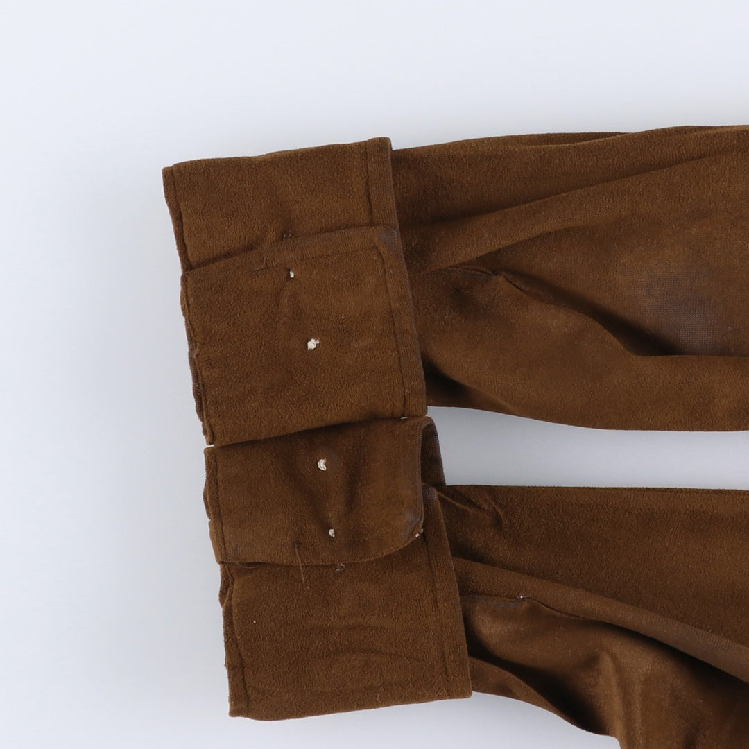 Bloomingdale's long-sleeved faux suede box shirt, size M, from the men's store unclear brown type Vintage Second Hand