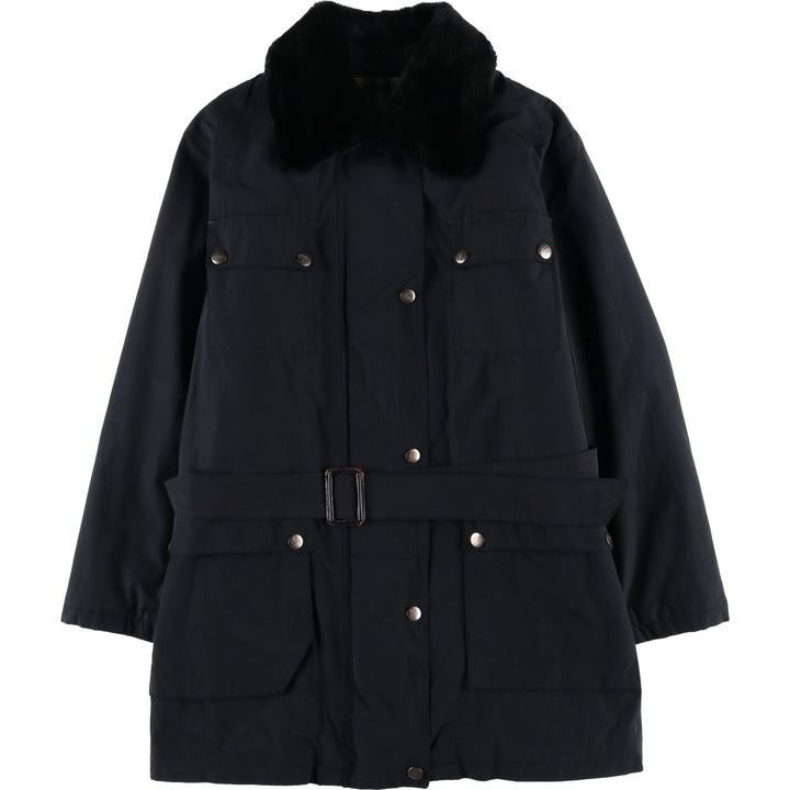 Burberry's padded nylon coat, size M polyamide black type Vintage Second Hand