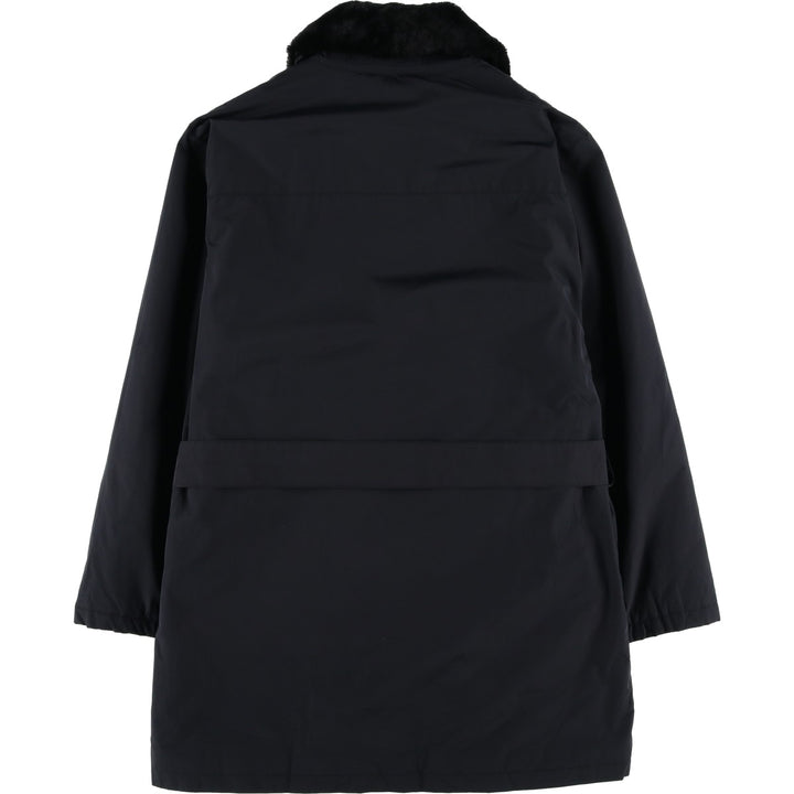 Burberry's padded nylon coat, size M polyamide black type Vintage Second Hand