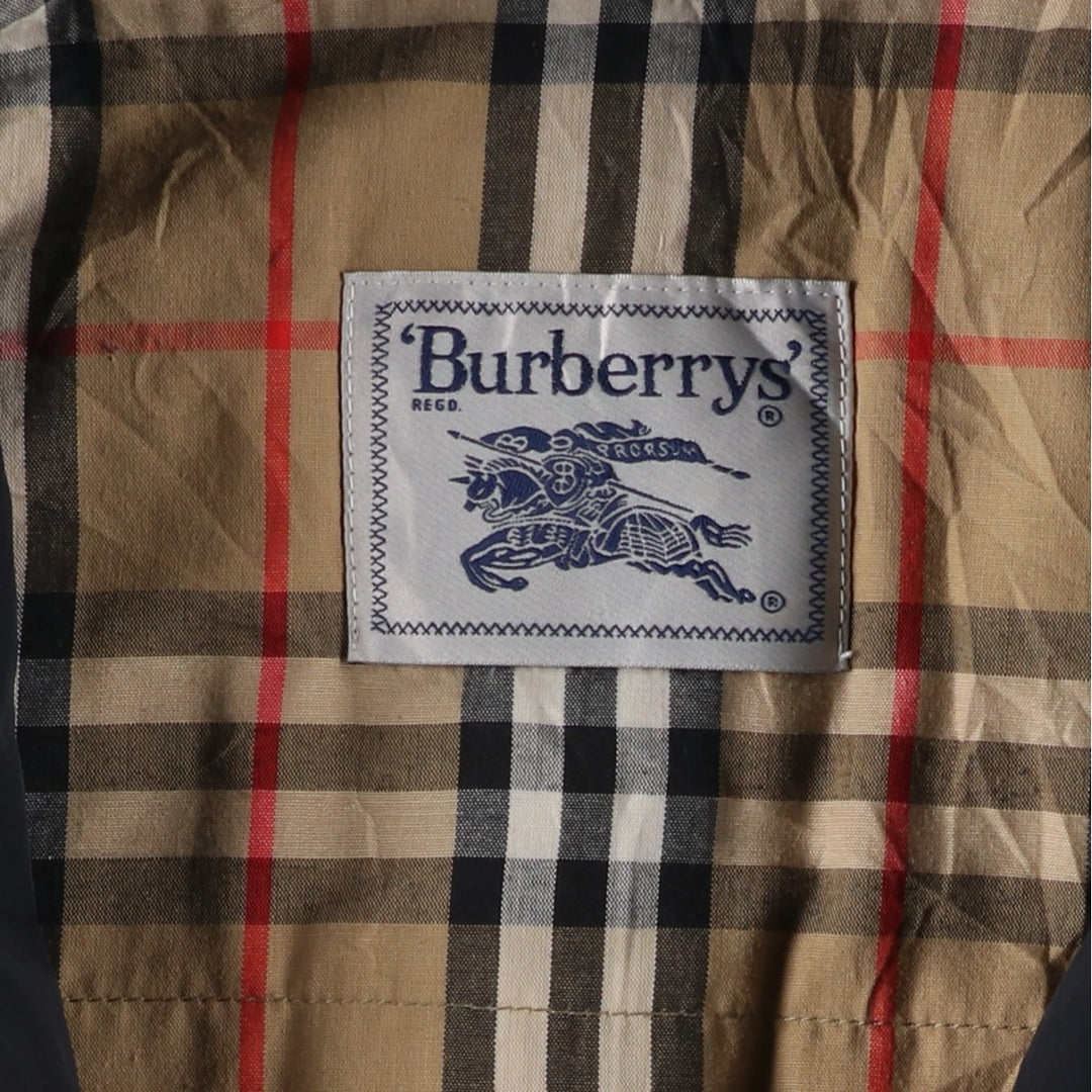 Burberry's padded nylon coat, size M polyamide black type Vintage Second Hand