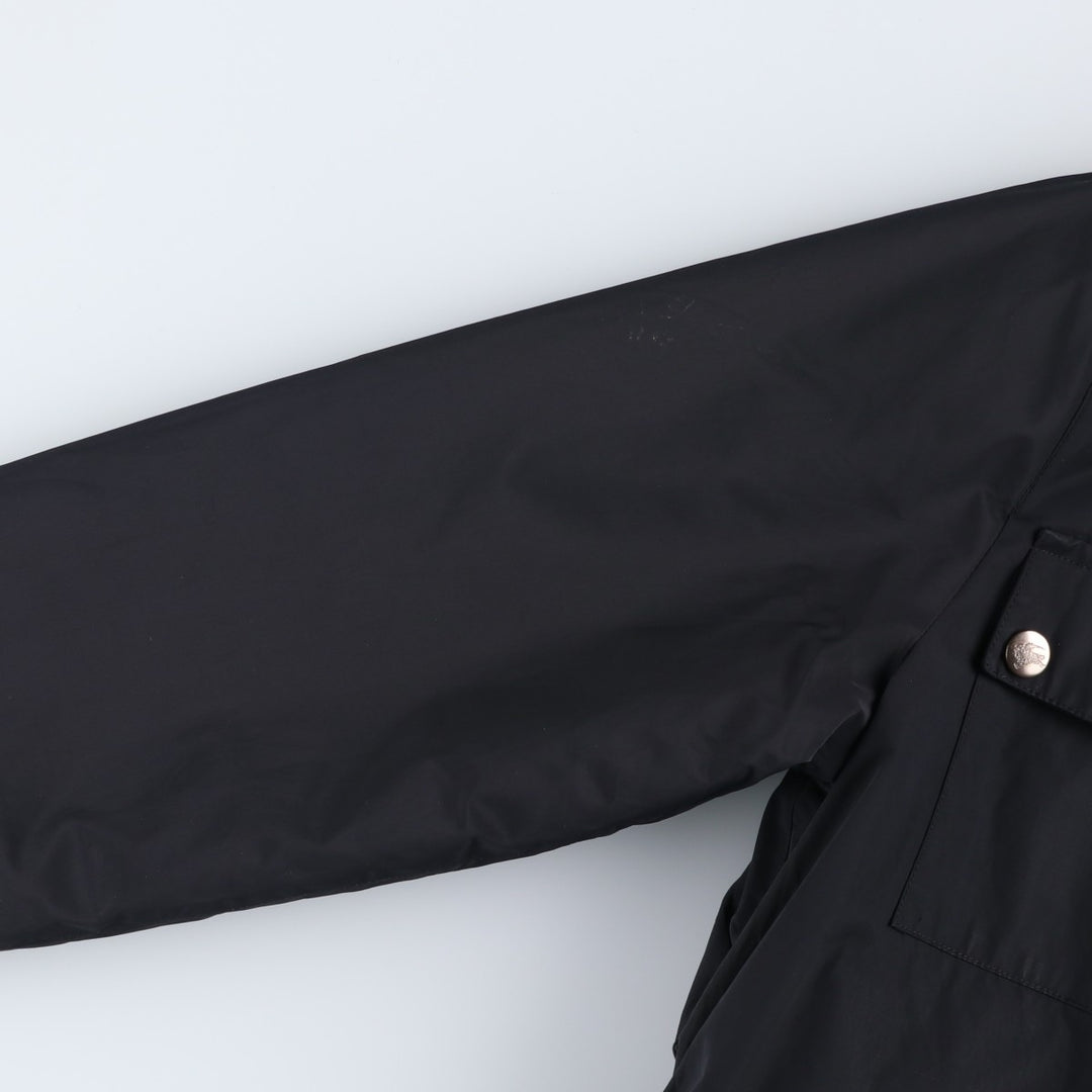 Burberry's padded nylon coat, size M polyamide black type Vintage Second Hand
