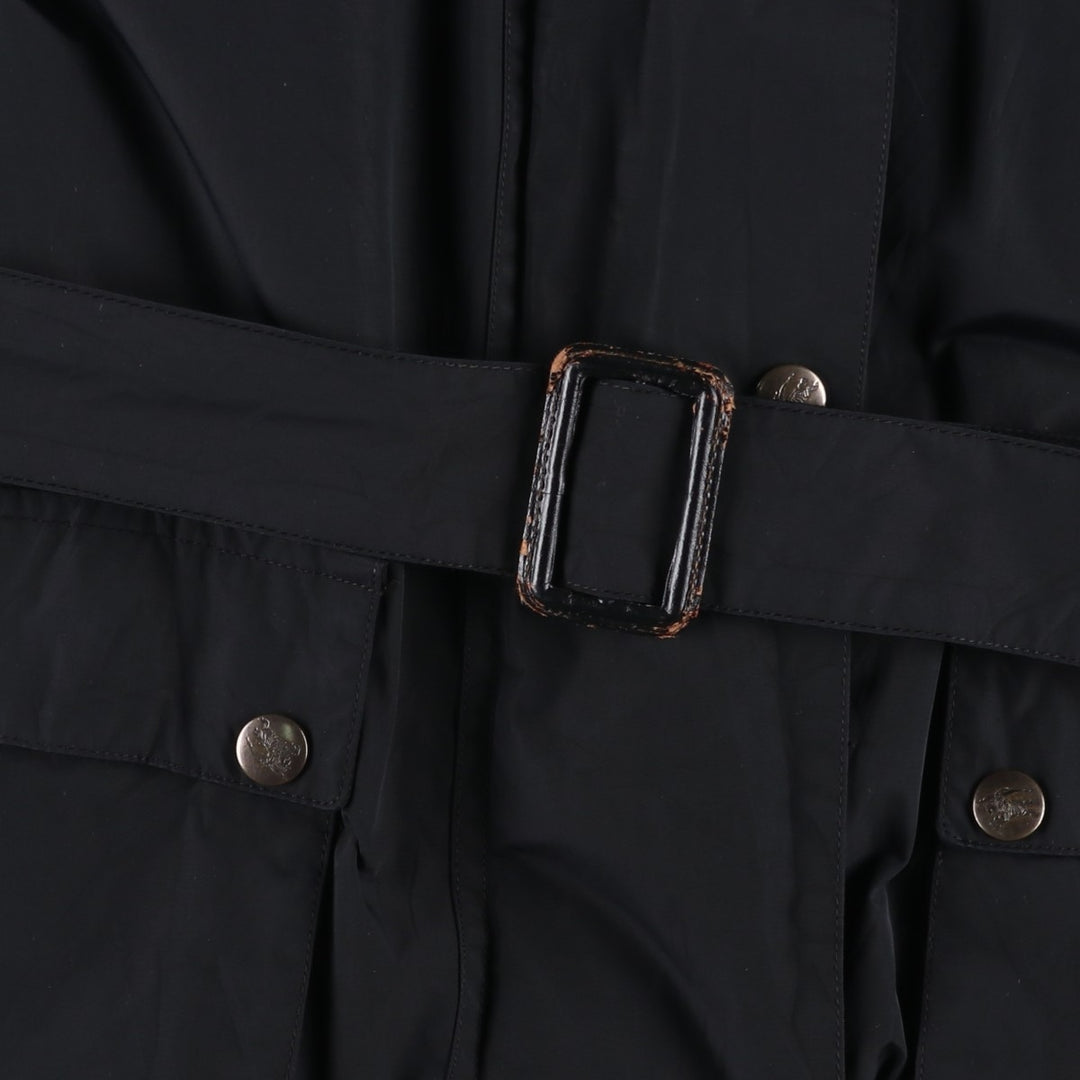 Burberry's padded nylon coat, size M polyamide black type Vintage Second Hand