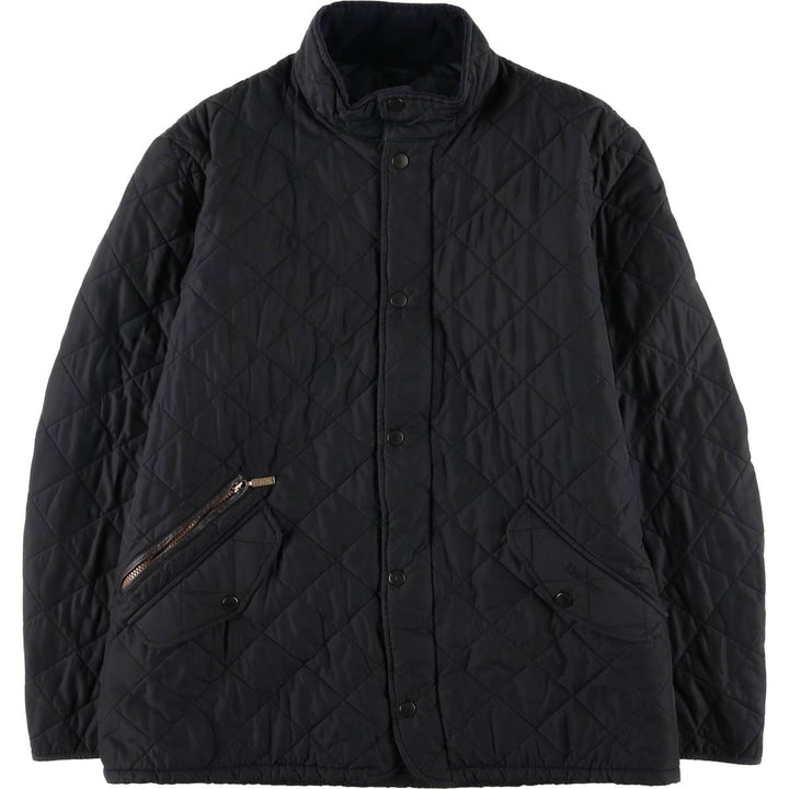 2000'S Barbour Chelsea Sport Quilted 3-Warrant Quilted Jacket Puffer Jacket Men's Size L (approx.) polyester black type Vintage Second Hand