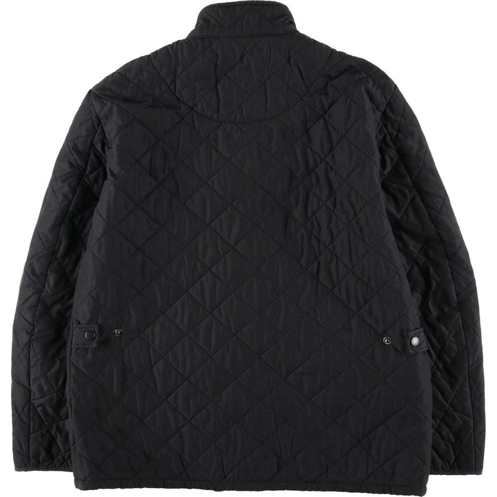 2000'S Barbour Chelsea Sport Quilted 3-Warrant Quilted Jacket Puffer Jacket Men's Size L (approx.) polyester black type Vintage Second Hand