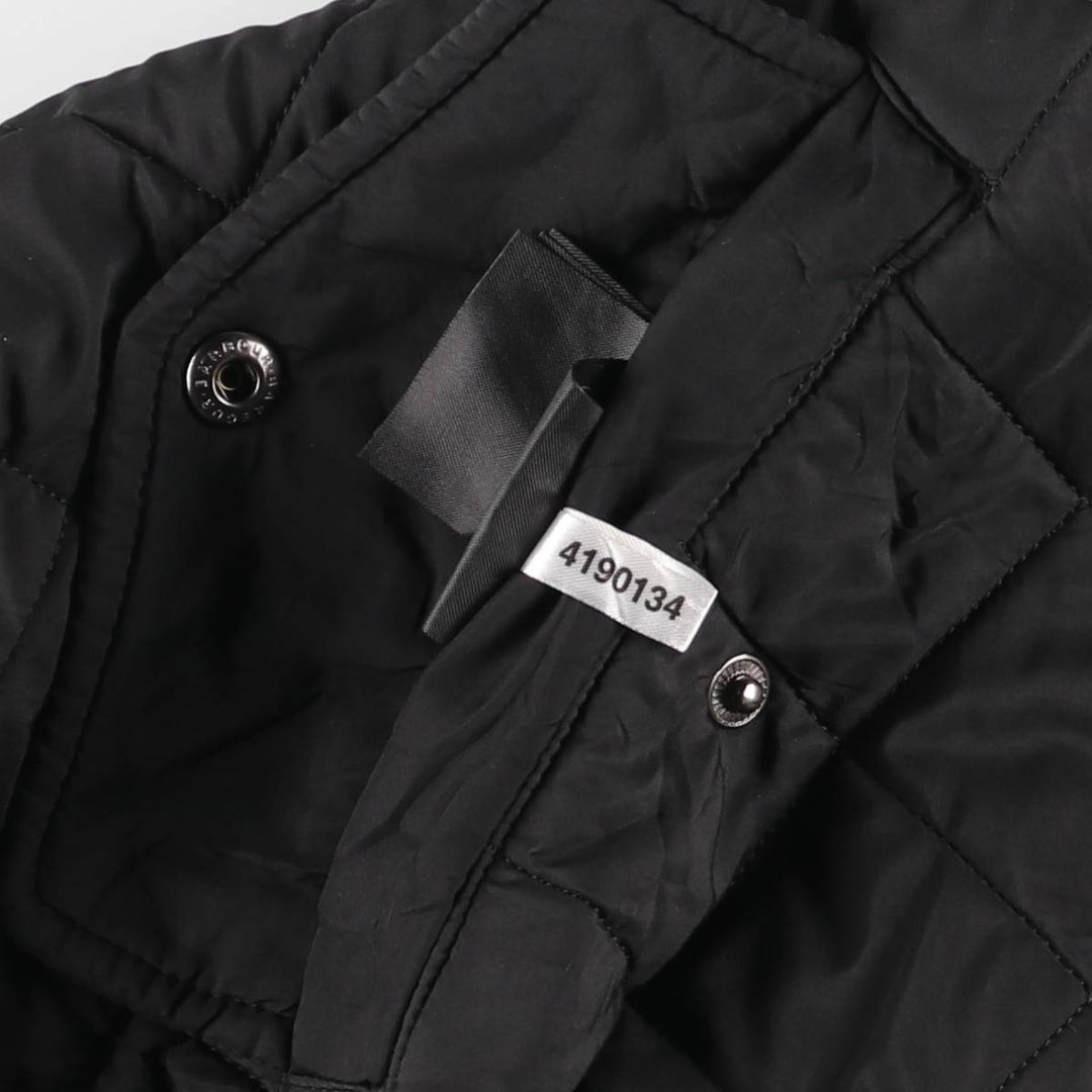 2000'S Barbour POWELL QUILT 3-Warrant Quilted Puffer Jacket, Men's XXL equivalent. polyester black type Vintage Second Hand