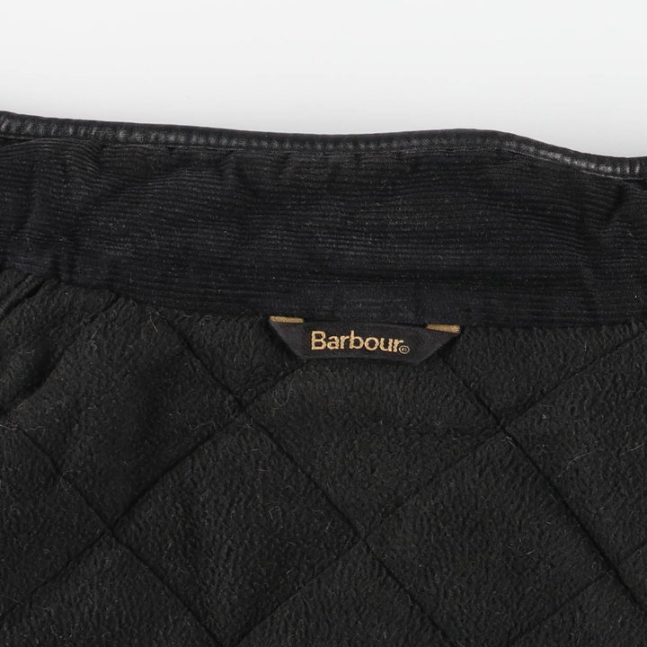 2000'S Barbour POWELL QUILT 3-Warrant Quilted Puffer Jacket, Men's Size L polyester black type Vintage Second Hand