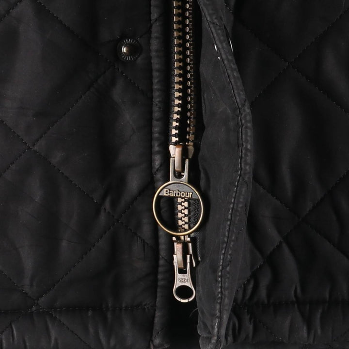 2000'S Barbour POWELL QUILT 3-Warrant Quilted Puffer Jacket, Men's Size L polyester black type Vintage Second Hand