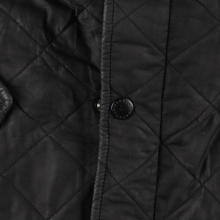 2000'S Barbour POWELL QUILT 3-Warrant Quilted Puffer Jacket, Men's Size L polyester black type Vintage Second Hand