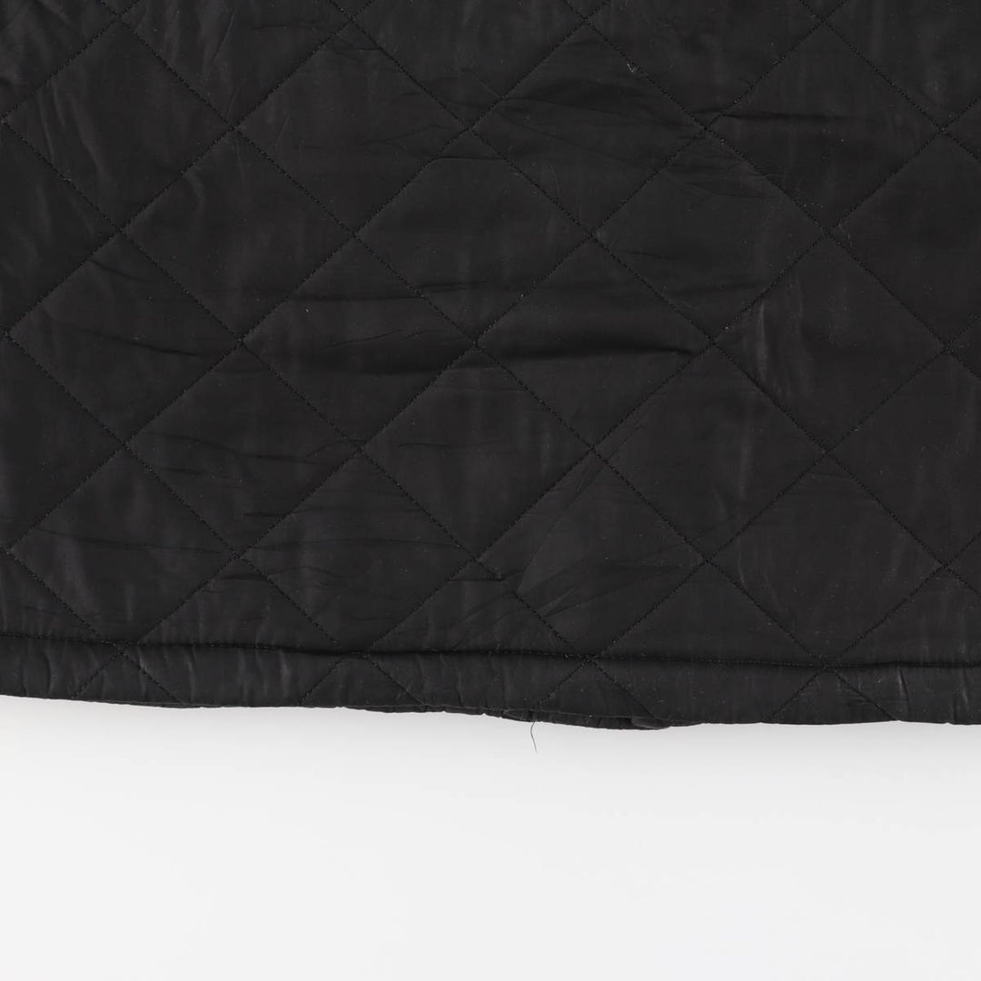 2000'S Barbour POWELL QUILT 3-Warrant Quilted Puffer Jacket, Men's Size L polyester black type Vintage Second Hand