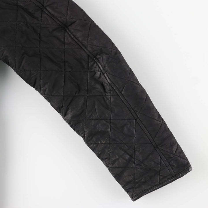 2000'S Barbour POWELL QUILT 3-Warrant Quilted Puffer Jacket, Men's Size L polyester black type Vintage Second Hand