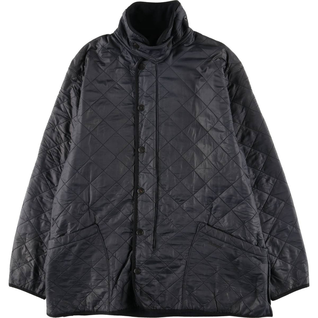 Barbour Polar Quilts quilted puffer jacket, men's size XL Nylon black type Vintage Second Hand