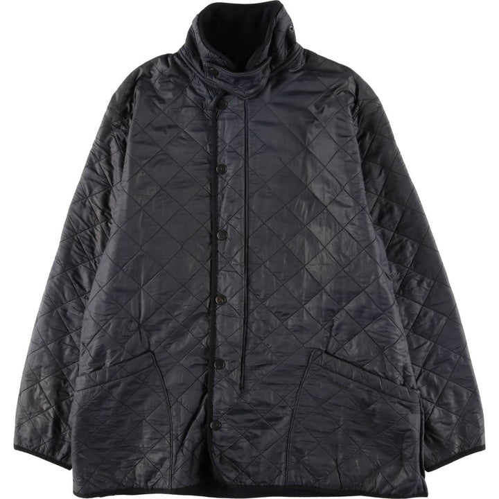 Barbour Polar Quilts quilted puffer jacket, men's size XL Nylon black type Vintage Second Hand