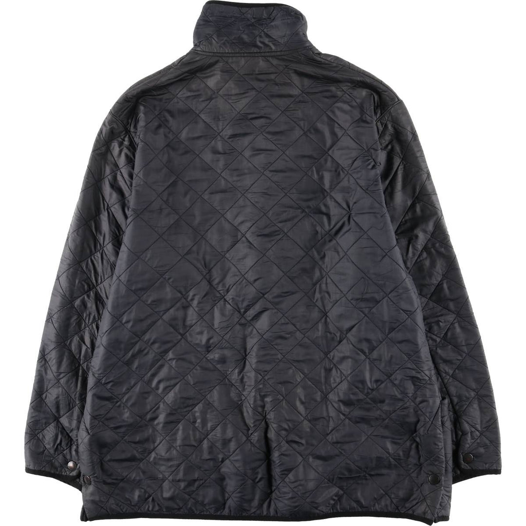 Barbour Polar Quilts quilted puffer jacket, men's size XL Nylon black type Vintage Second Hand