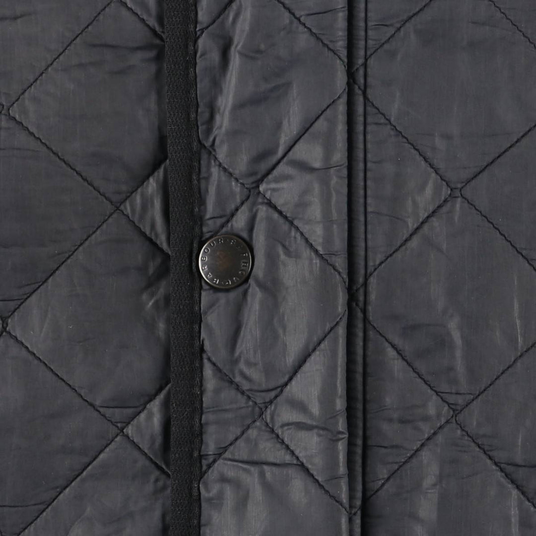 Barbour Polar Quilts quilted puffer jacket, men's size XL Nylon black type Vintage Second Hand