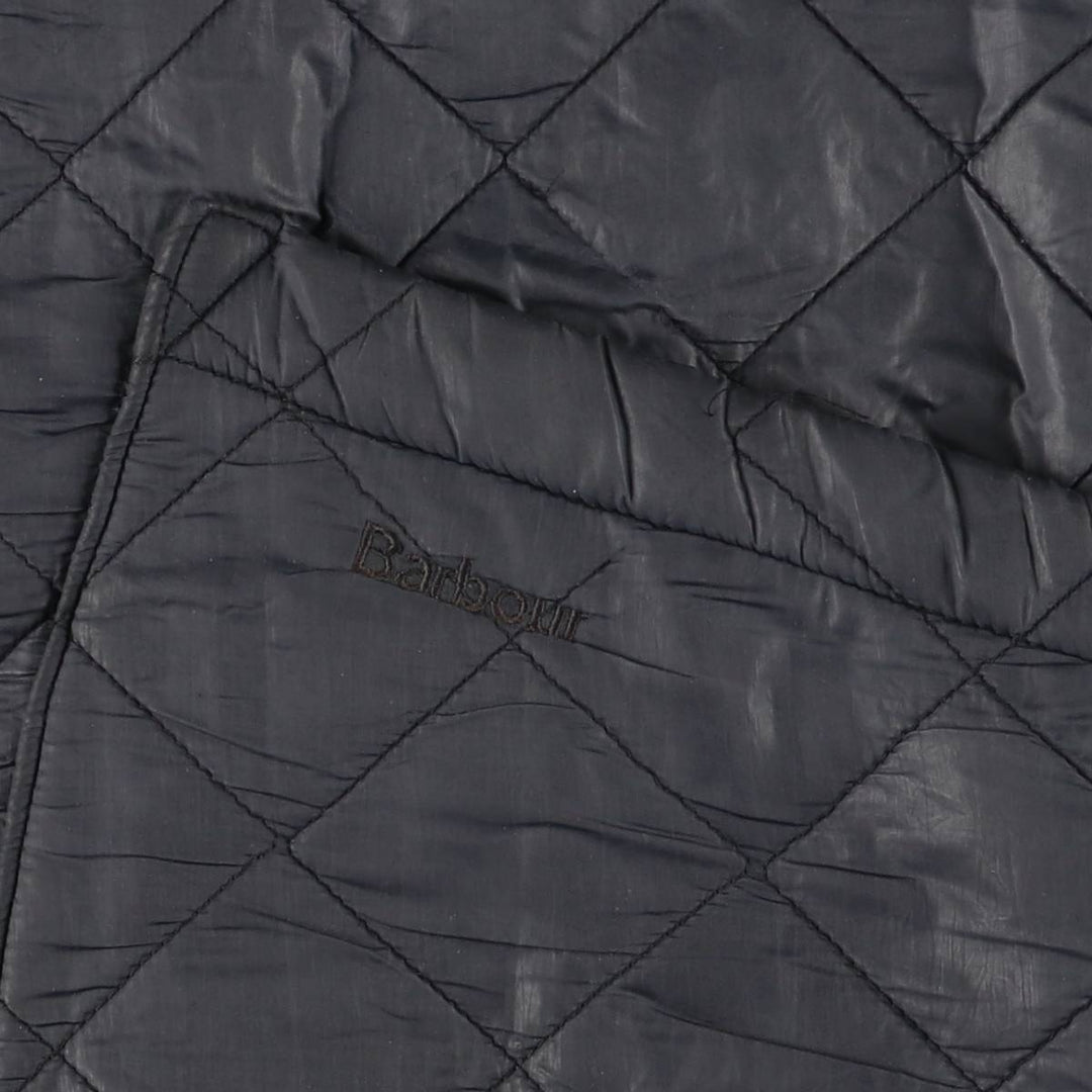 Barbour Polar Quilts quilted puffer jacket, men's size XL Nylon black type Vintage Second Hand