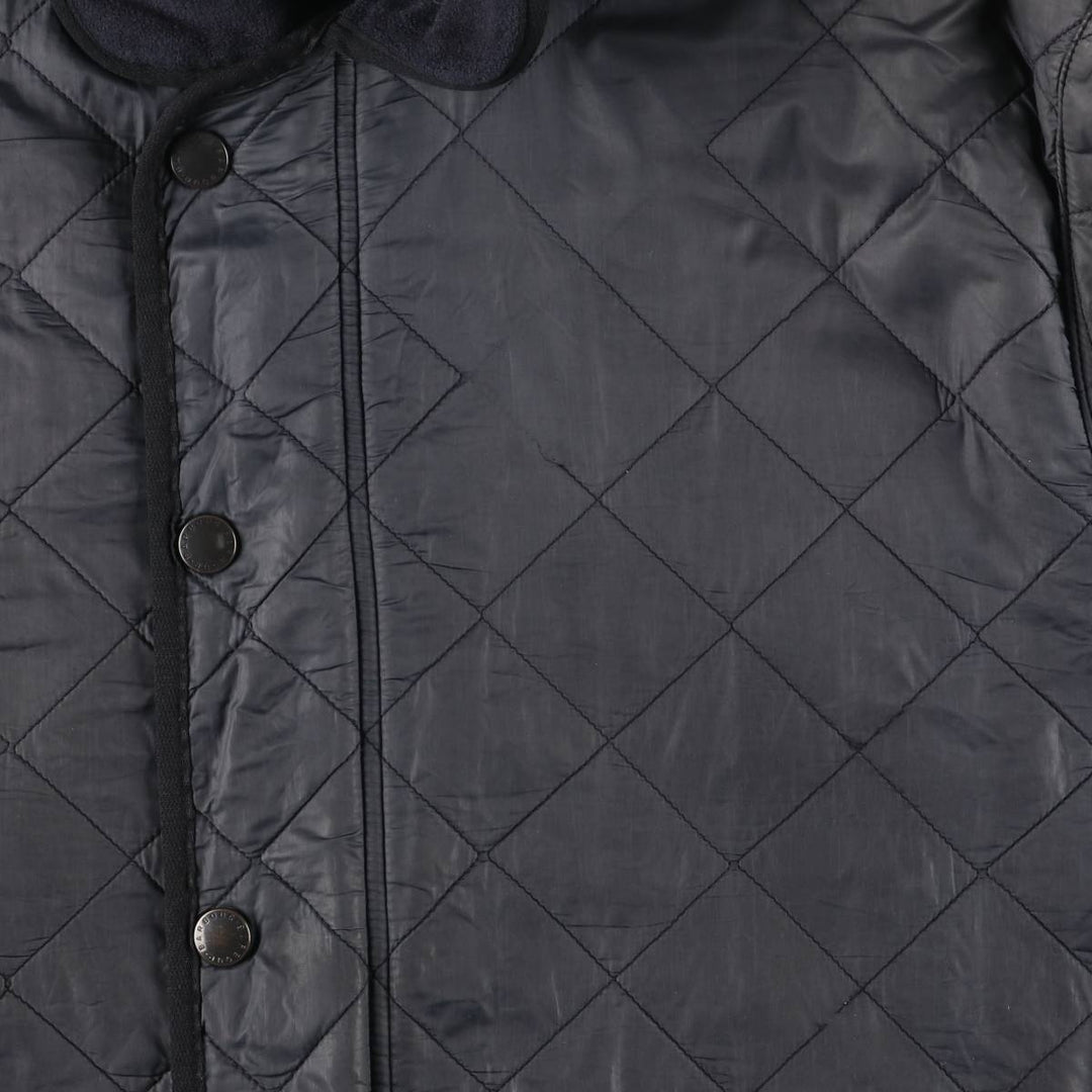 Barbour Polar Quilts quilted puffer jacket, men's size XL Nylon black type Vintage Second Hand