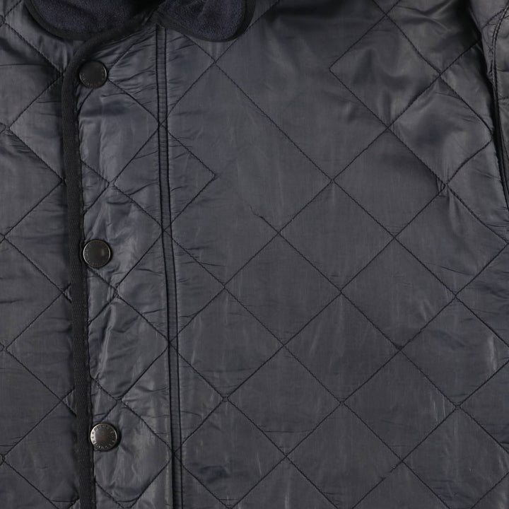 Barbour Polar Quilts quilted puffer jacket, men's size XL Nylon black type Vintage Second Hand