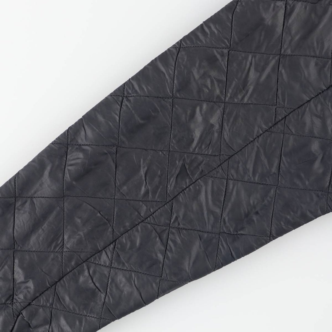 Barbour Polar Quilts quilted puffer jacket, men's size XL Nylon black type Vintage Second Hand