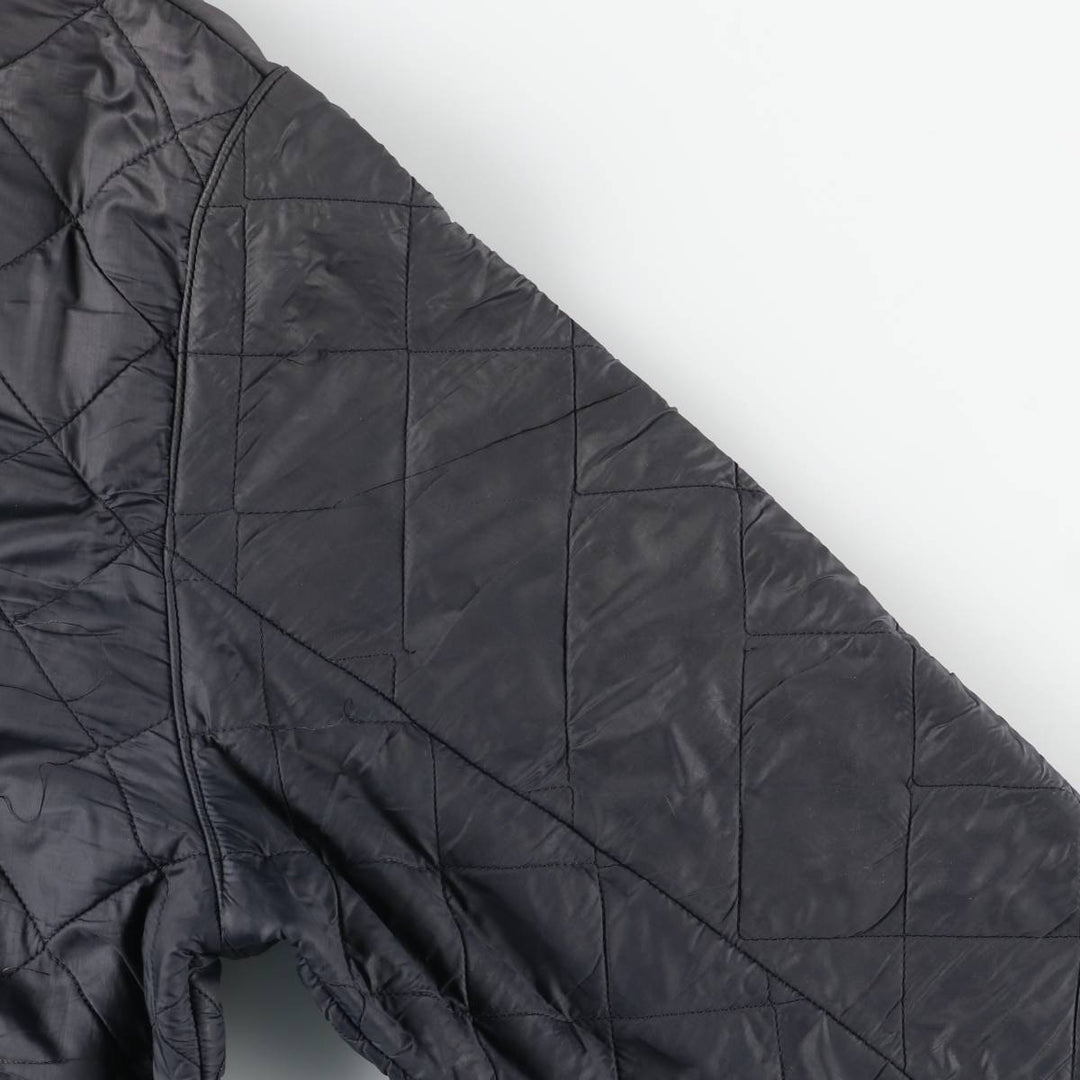Barbour Polar Quilts quilted puffer jacket, men's size XL Nylon black type Vintage Second Hand