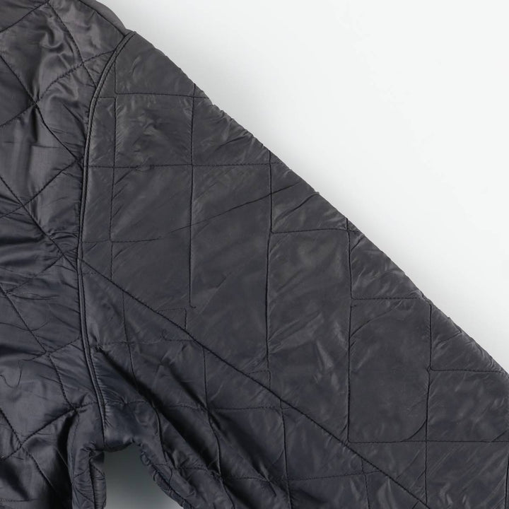 Barbour Polar Quilts quilted puffer jacket, men's size XL Nylon black type Vintage Second Hand