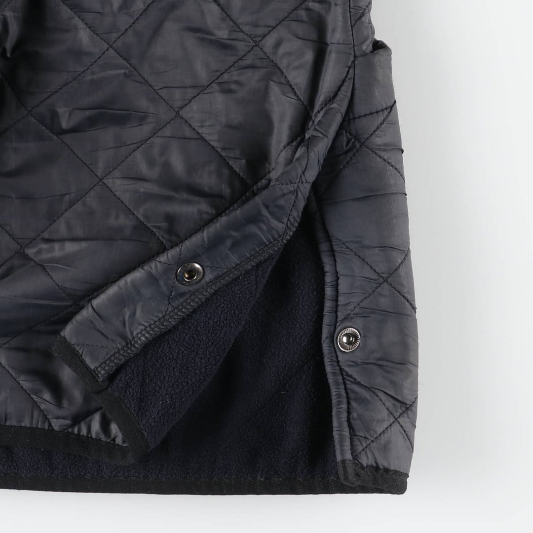 Barbour Polar Quilts quilted puffer jacket, men's size XL Nylon black type Vintage Second Hand