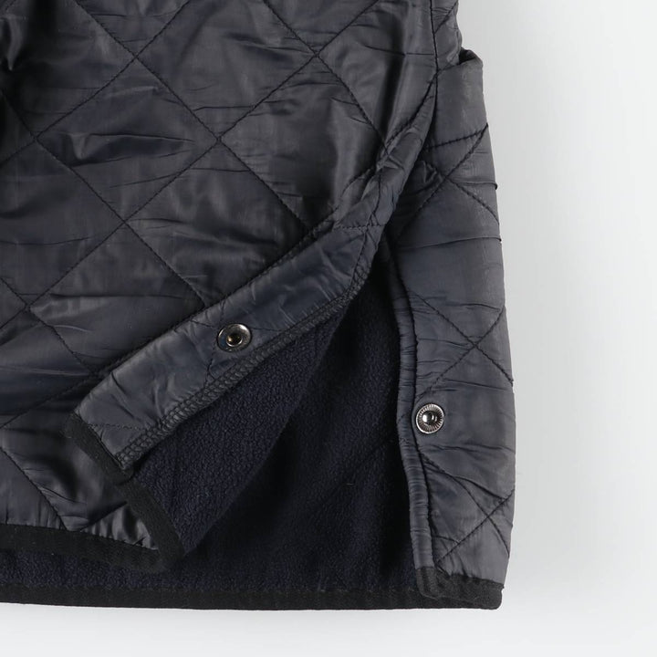 Barbour Polar Quilts quilted puffer jacket, men's size XL Nylon black type Vintage Second Hand