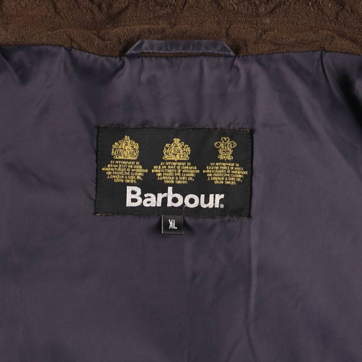 2000s-present Barbour Quilted Lutz 3-Warrant Quilted Puffer Jacket, Men's Size XL polyester black type Vintage Second Hand