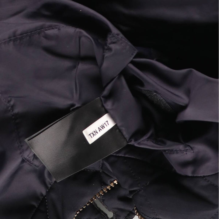 2000s-present Barbour Quilted Lutz 3-Warrant Quilted Puffer Jacket, Men's Size XL polyester black type Vintage Second Hand