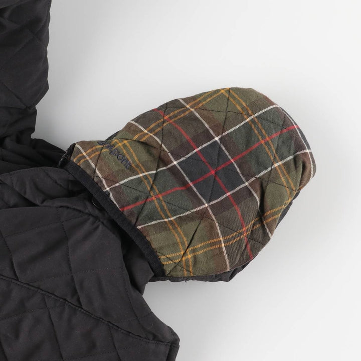 2000'S Barbour Eskdale Jacket, 3-Warrant Quilted Puffer Jacket, Men's Size S (approx.) polyester black type Vintage Second Hand
