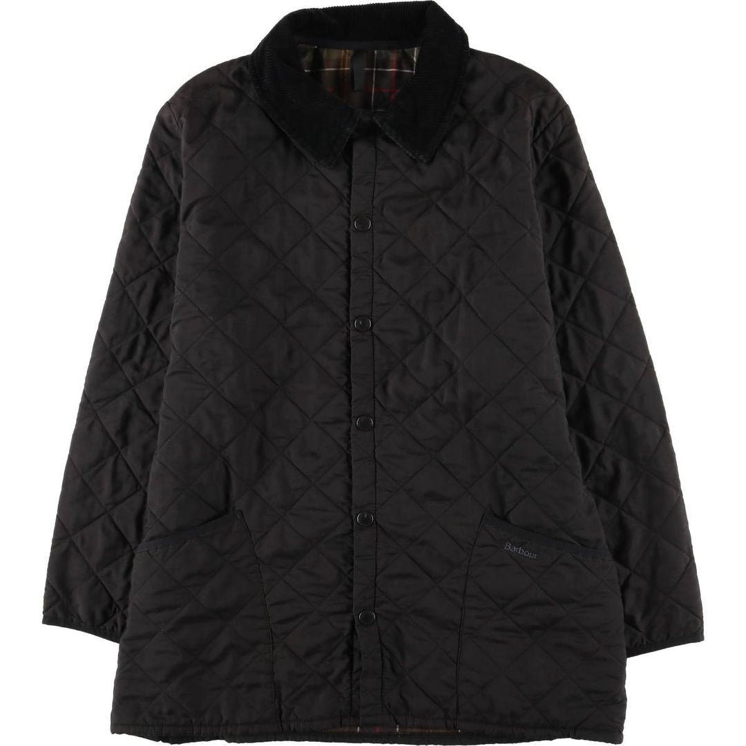 2000'S Barbour Quilted Puffer Jacket, Men's Size M (approx.) polyester black type Vintage Second Hand