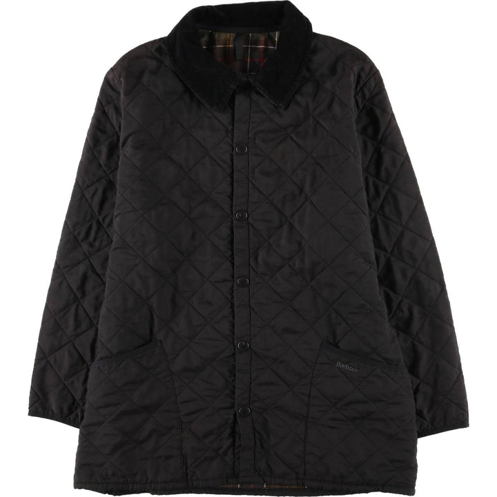 2000'S Barbour Quilted Puffer Jacket, Men's Size M (approx.) polyester black type Vintage Second Hand