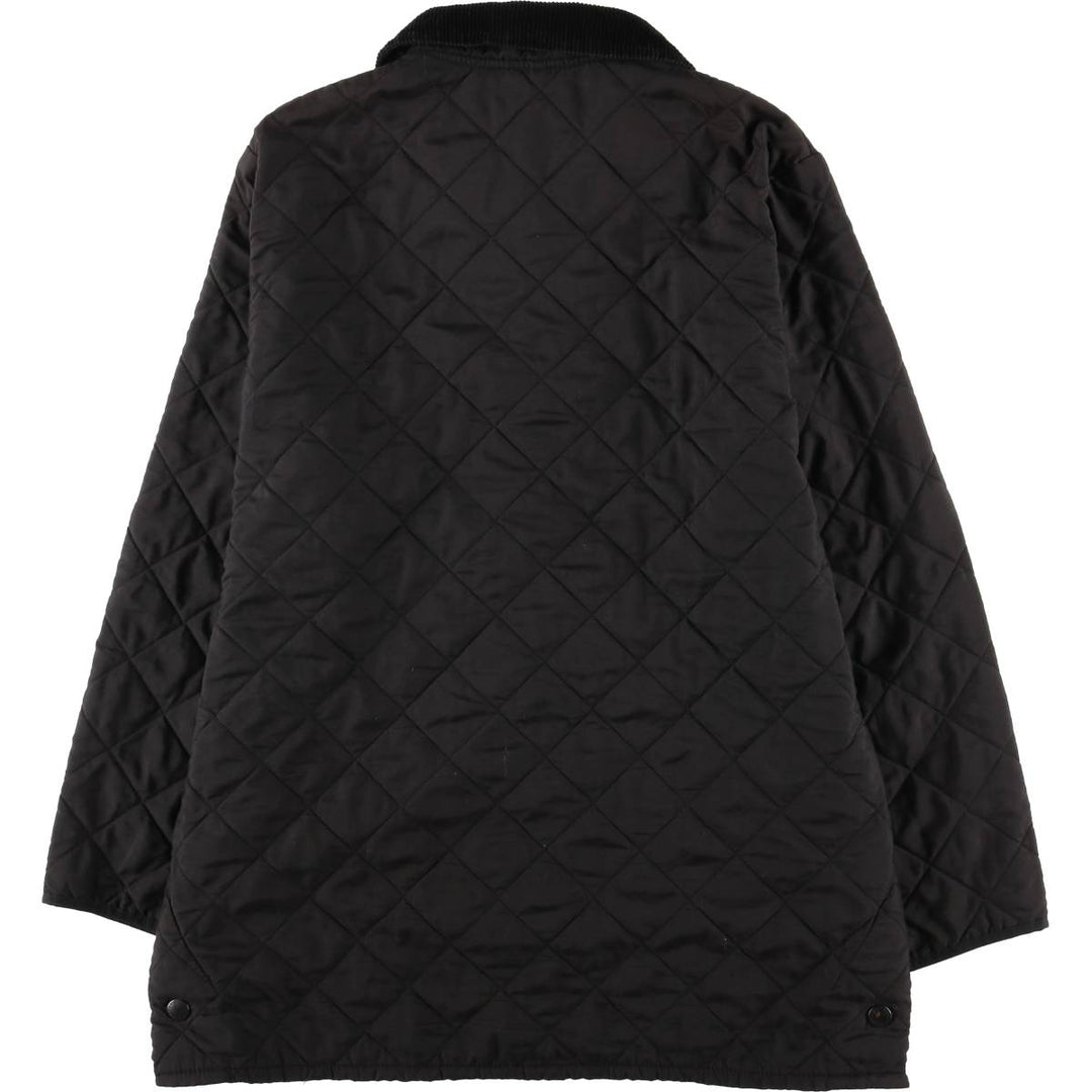 2000'S Barbour Quilted Puffer Jacket, Men's Size M (approx.) polyester black type Vintage Second Hand