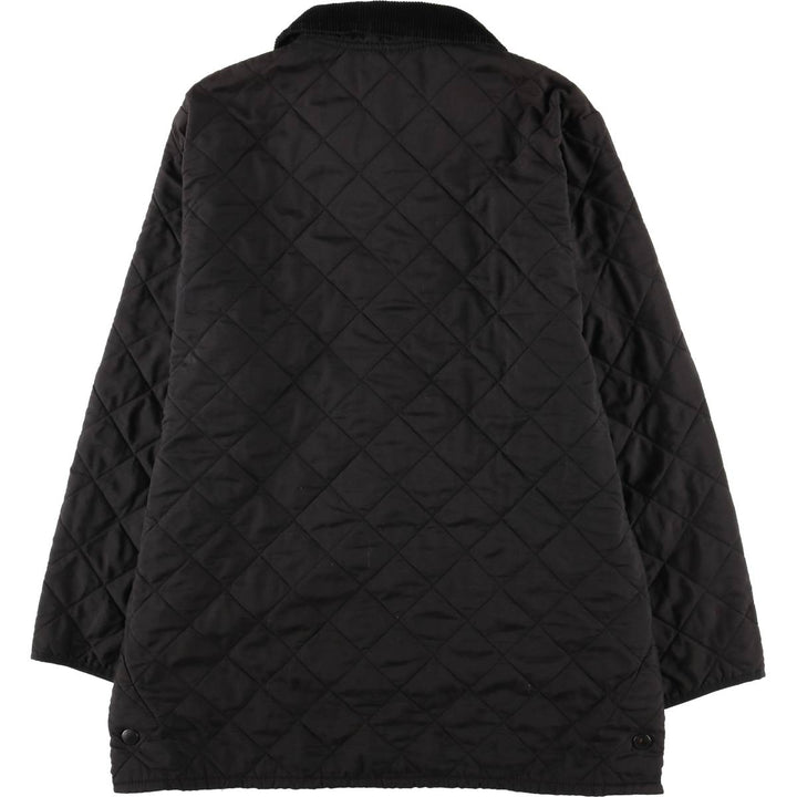 2000'S Barbour Quilted Puffer Jacket, Men's Size M (approx.) polyester black type Vintage Second Hand