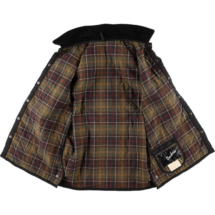 2000'S Barbour Quilted Puffer Jacket, Men's Size M (approx.) polyester black type Vintage Second Hand