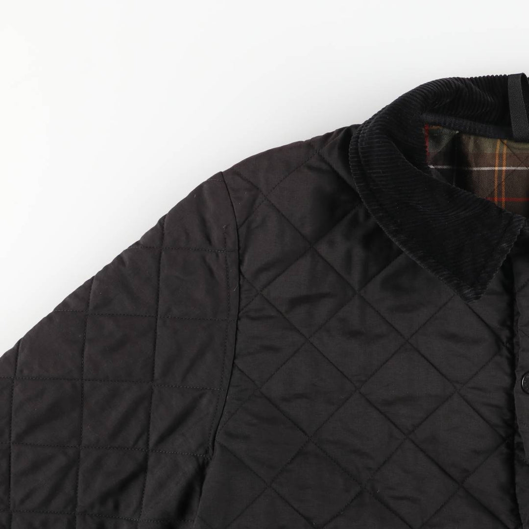 2000'S Barbour Quilted Puffer Jacket, Men's Size M (approx.) polyester black type Vintage Second Hand