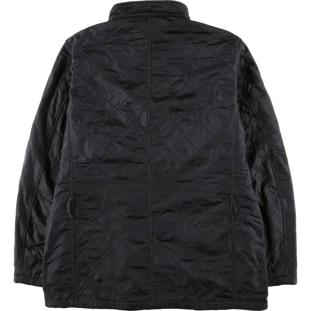 2000'S Barbour GRASSTRACK 3-Warrant Quilted Puffer Jacket, Men's Size XL (approx.) polyamide black type Vintage Second Hand