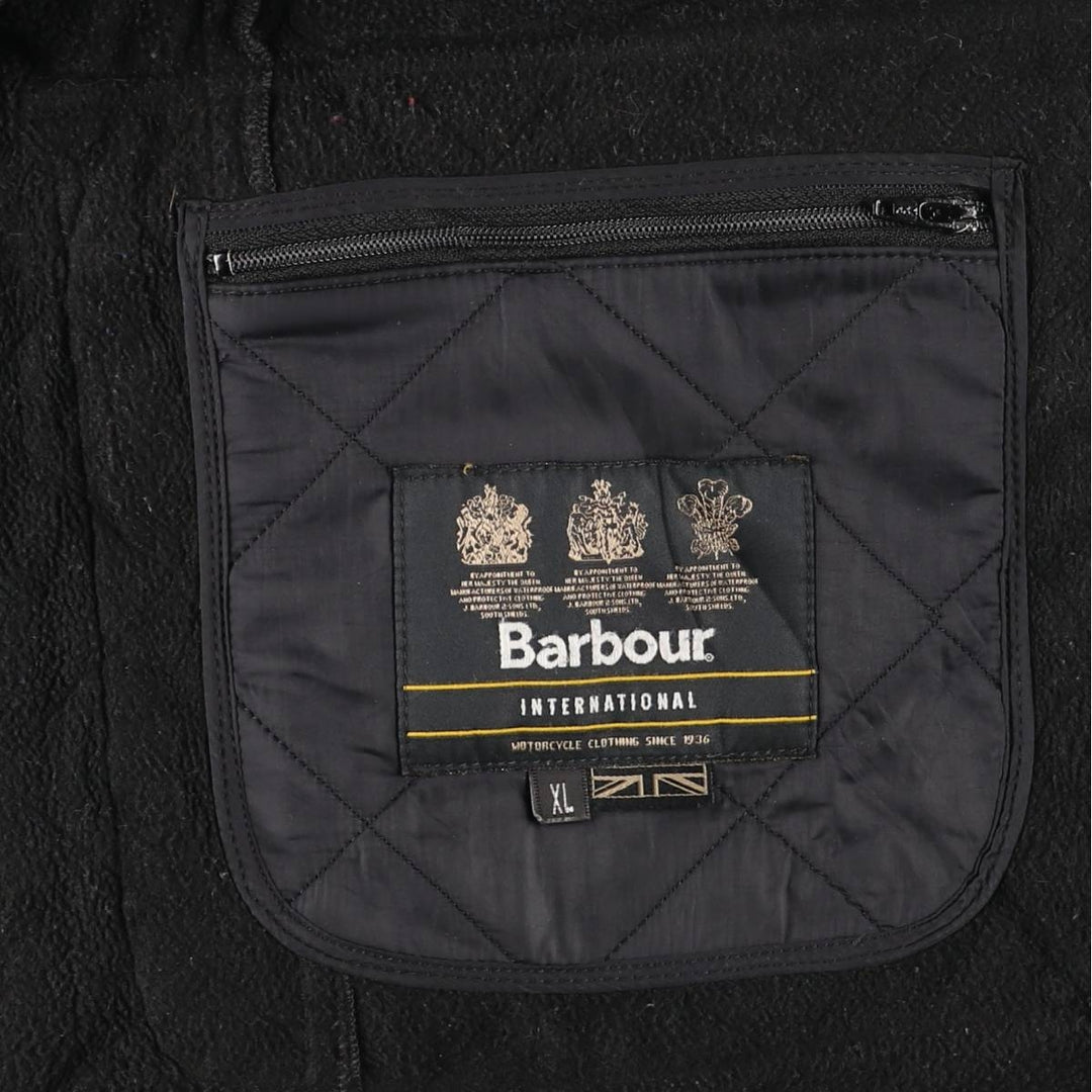 2000'S Barbour GRASSTRACK 3-Warrant Quilted Puffer Jacket, Men's Size XL (approx.) polyamide black type Vintage Second Hand