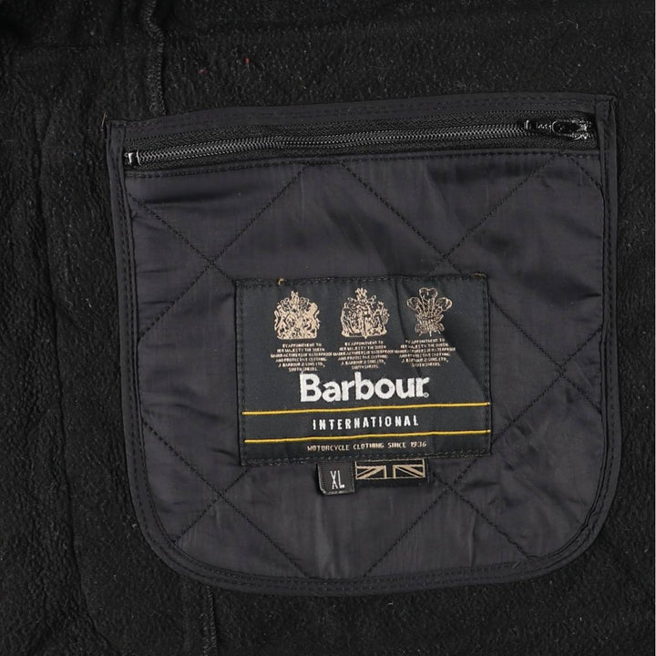 2000'S Barbour GRASSTRACK 3-Warrant Quilted Puffer Jacket, Men's Size XL (approx.) polyamide black type Vintage Second Hand