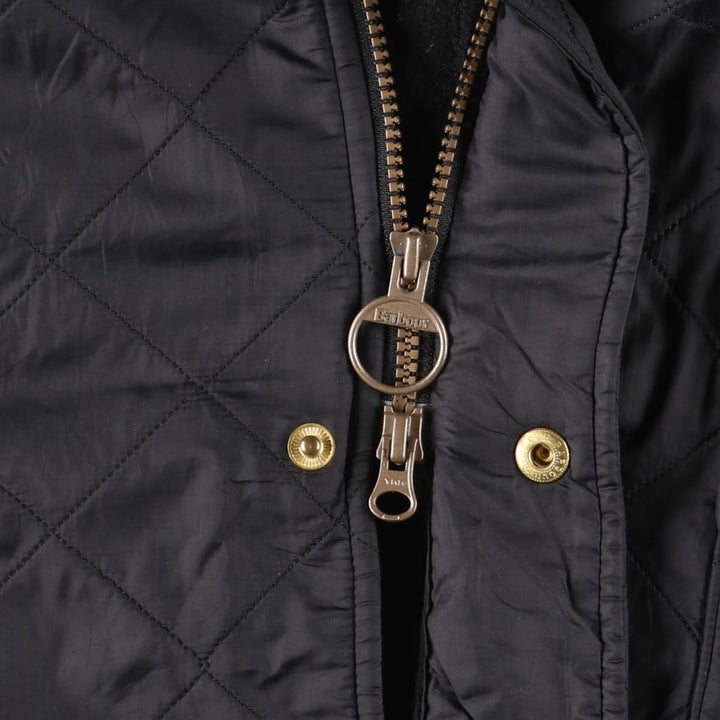 2000'S Barbour GRASSTRACK 3-Warrant Quilted Puffer Jacket, Men's Size XL (approx.) polyamide black type Vintage Second Hand