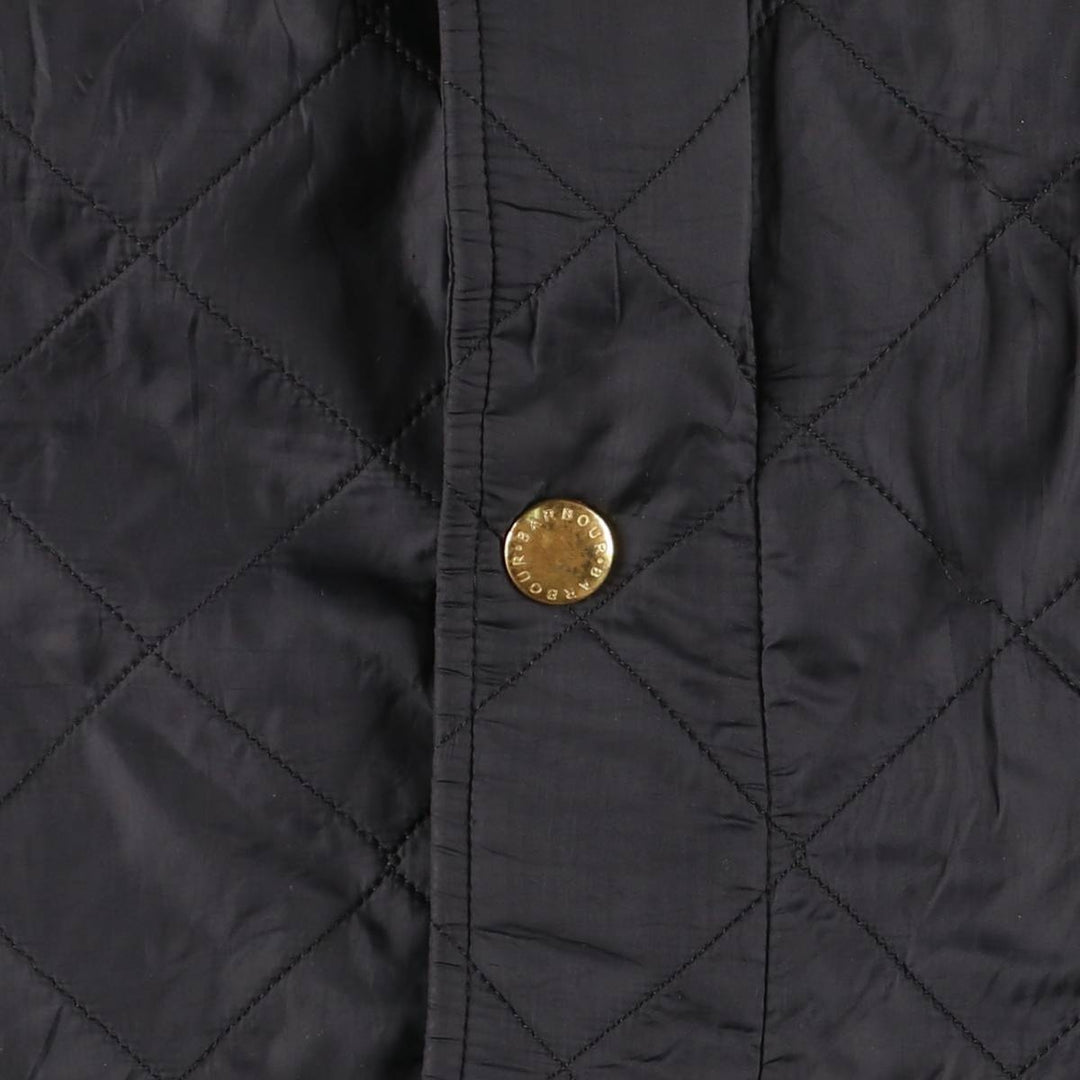 2000'S Barbour GRASSTRACK 3-Warrant Quilted Puffer Jacket, Men's Size XL (approx.) polyamide black type Vintage Second Hand