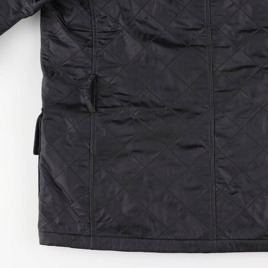 2000'S Barbour GRASSTRACK 3-Warrant Quilted Puffer Jacket, Men's Size XL (approx.) polyamide black type Vintage Second Hand