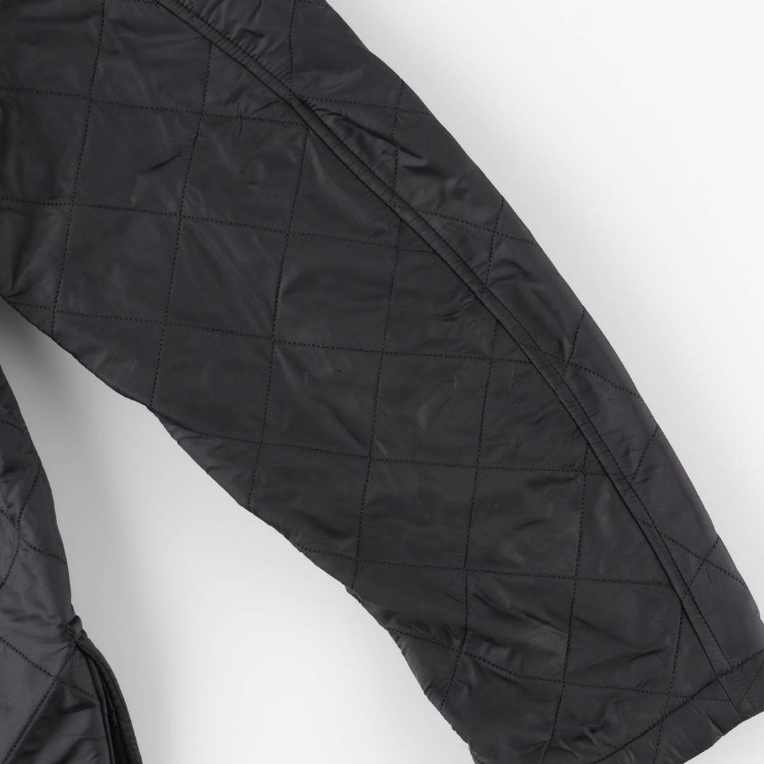 2000'S Barbour GRASSTRACK 3-Warrant Quilted Puffer Jacket, Men's Size XL (approx.) polyamide black type Vintage Second Hand