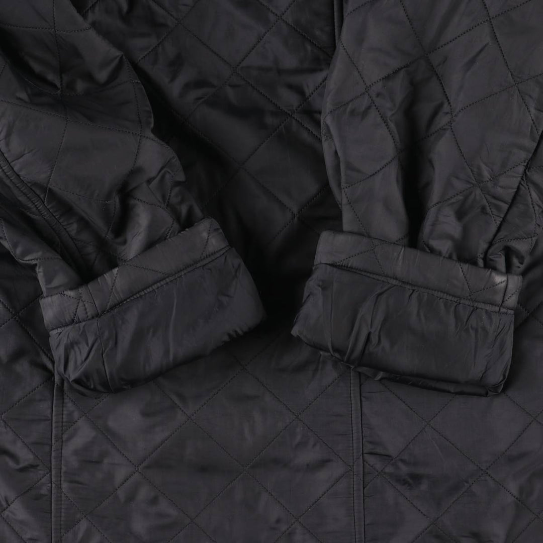 2000'S Barbour GRASSTRACK 3-Warrant Quilted Puffer Jacket, Men's Size XL (approx.) polyamide black type Vintage Second Hand