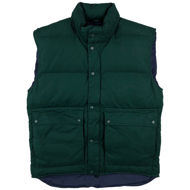 Vintage 1990'S Eddie Bauer goose down vest, size S, men's polyester green type Vintage Second Hand