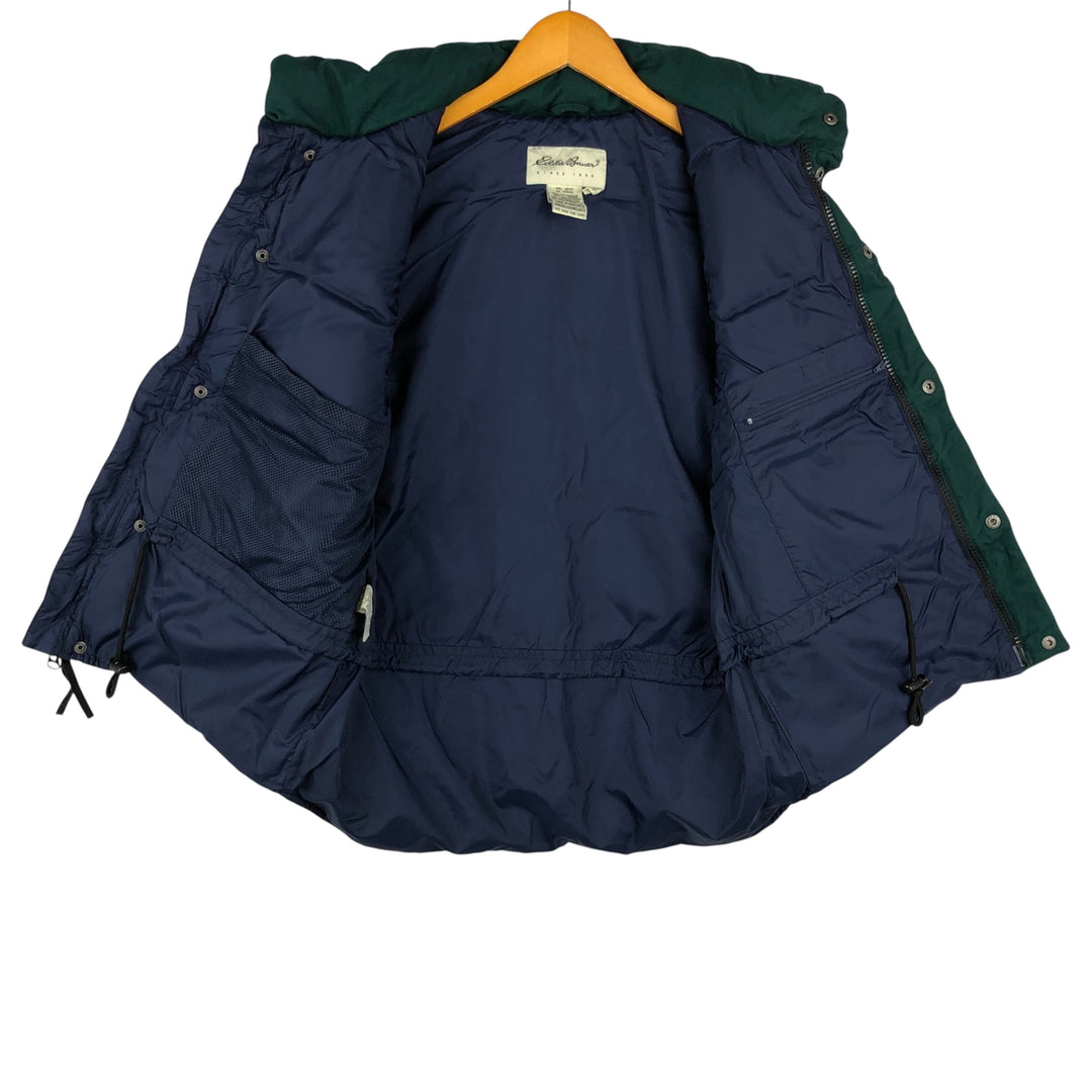 Vintage 1990'S Eddie Bauer goose down vest, size S, men's polyester green type Vintage Second Hand