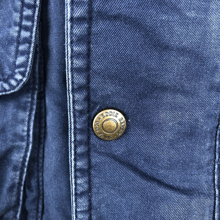 Vintage 1990'S Eddie Bauer goose down vest, size M, men's cotton navy blue type Vintage Second Hand