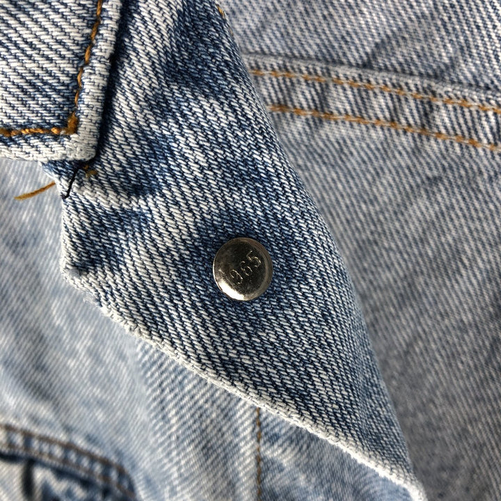 90'S Vintage Levi's Denim Vest, Made in USA, Men's Size Medium cotton blue type Vintage Second Hand